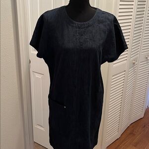 Rag & Bone Ryder Short-Sleeve Chambray Shift Dress